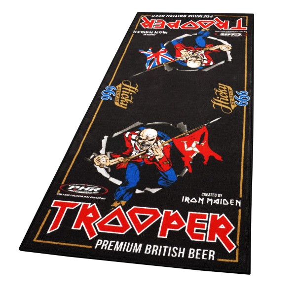 Bike It LTD Edition Iron Maiden Trooper Motorcycle Garage Mat 190 x 80 cm